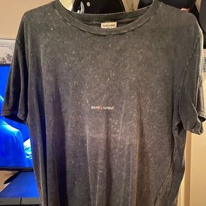 Saint Laurent Paris Distressed T shirt